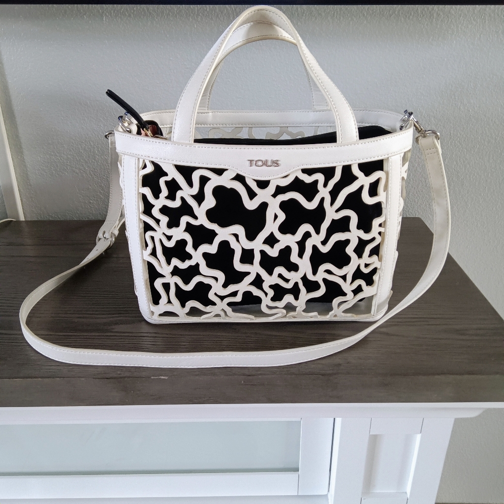 COPY - Medium TOUS Kaos Shock tote bag in white